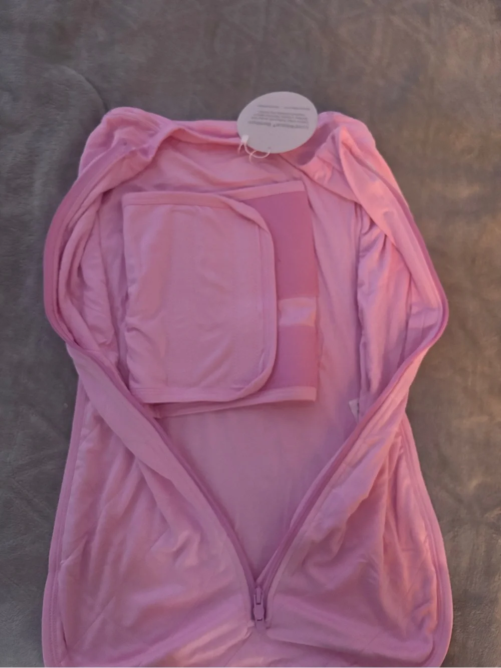 Misty Mauve Quilted Baby Sleep Sack - 0-6 Months